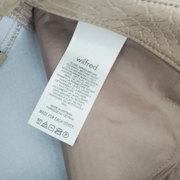 Wilfred  the Melina High-waisted Vegan Leather python pants - Picture 11 of 12